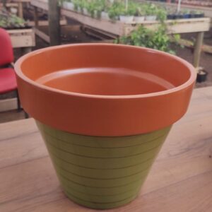 Macetero de vidrio 28cm de ancho
