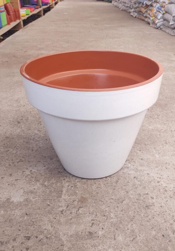Macetero de vidrio 36cm de ancho