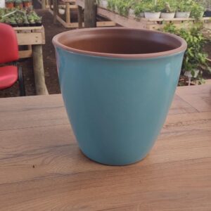 Macetero de vidrio 23cm de ancho