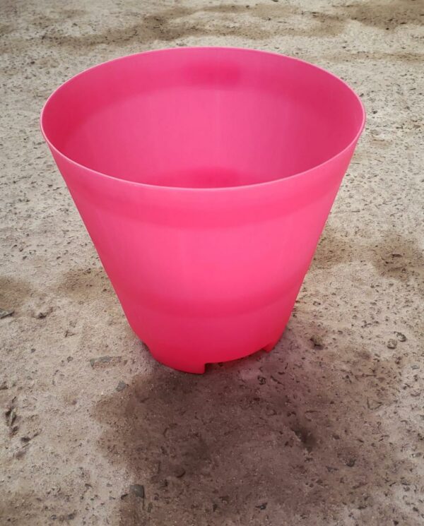 Macetero barril fucsia N23