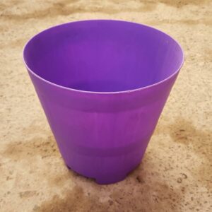 Macetero barril morado N23