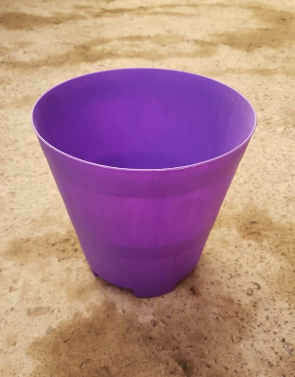 Macetero barril morado N23