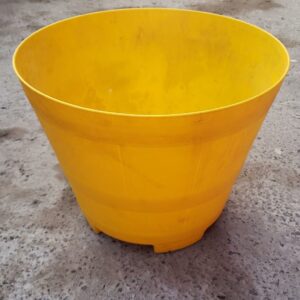 Macetero barril amarillo N40