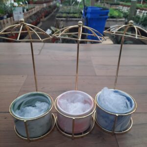 Macetero paragua decoración