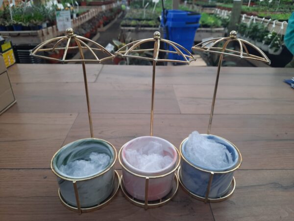 Macetero paragua decoración